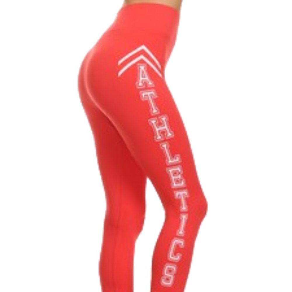 Capri Leggings - Coral